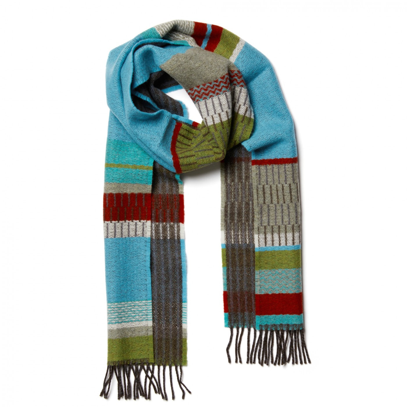 Wallace Sewell Scarf, Strathay, Verdigris