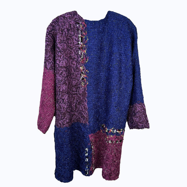 Diane Prekup Tunic, Long, Purple/Blue, S