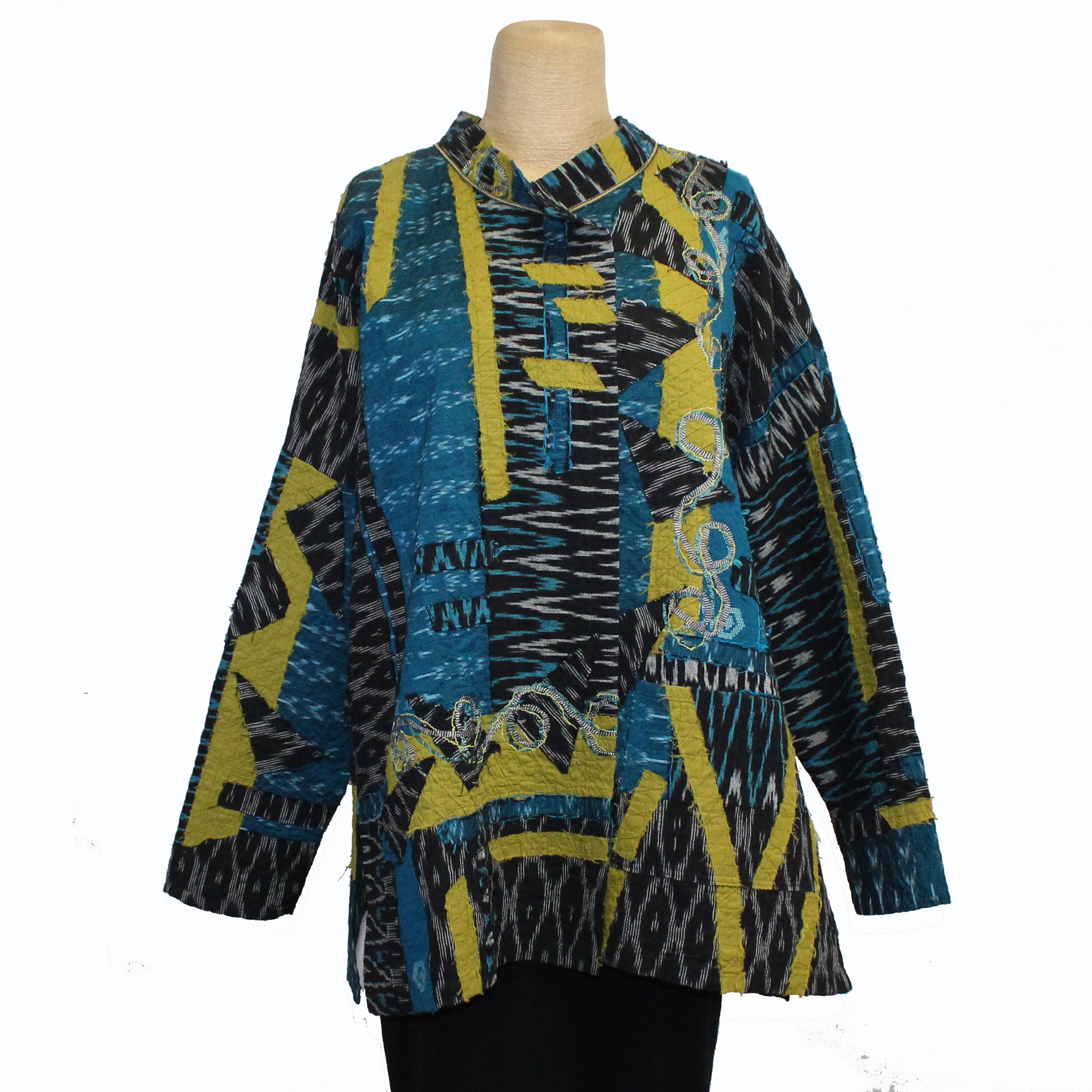 Diane Prekup Jacket, Saturday, Teal/Pickle, L