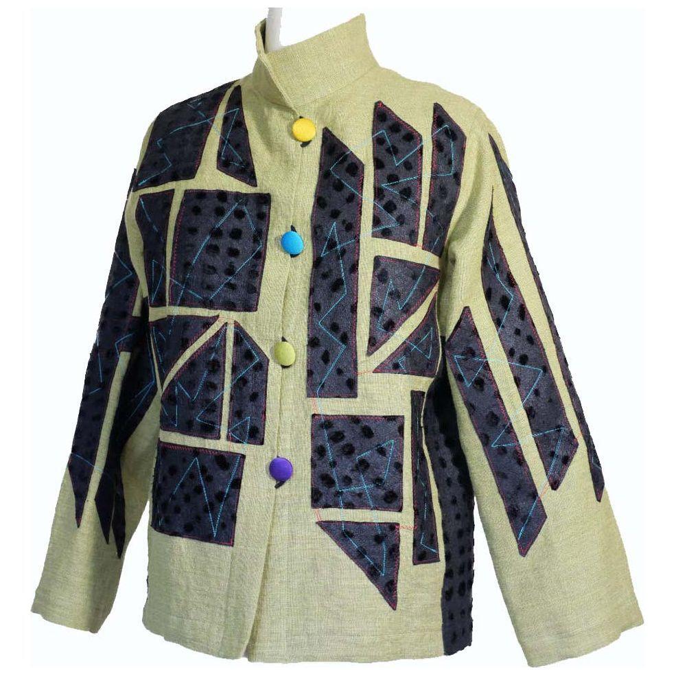 Joyce Wilkerson Jacket, Lime/Black, S