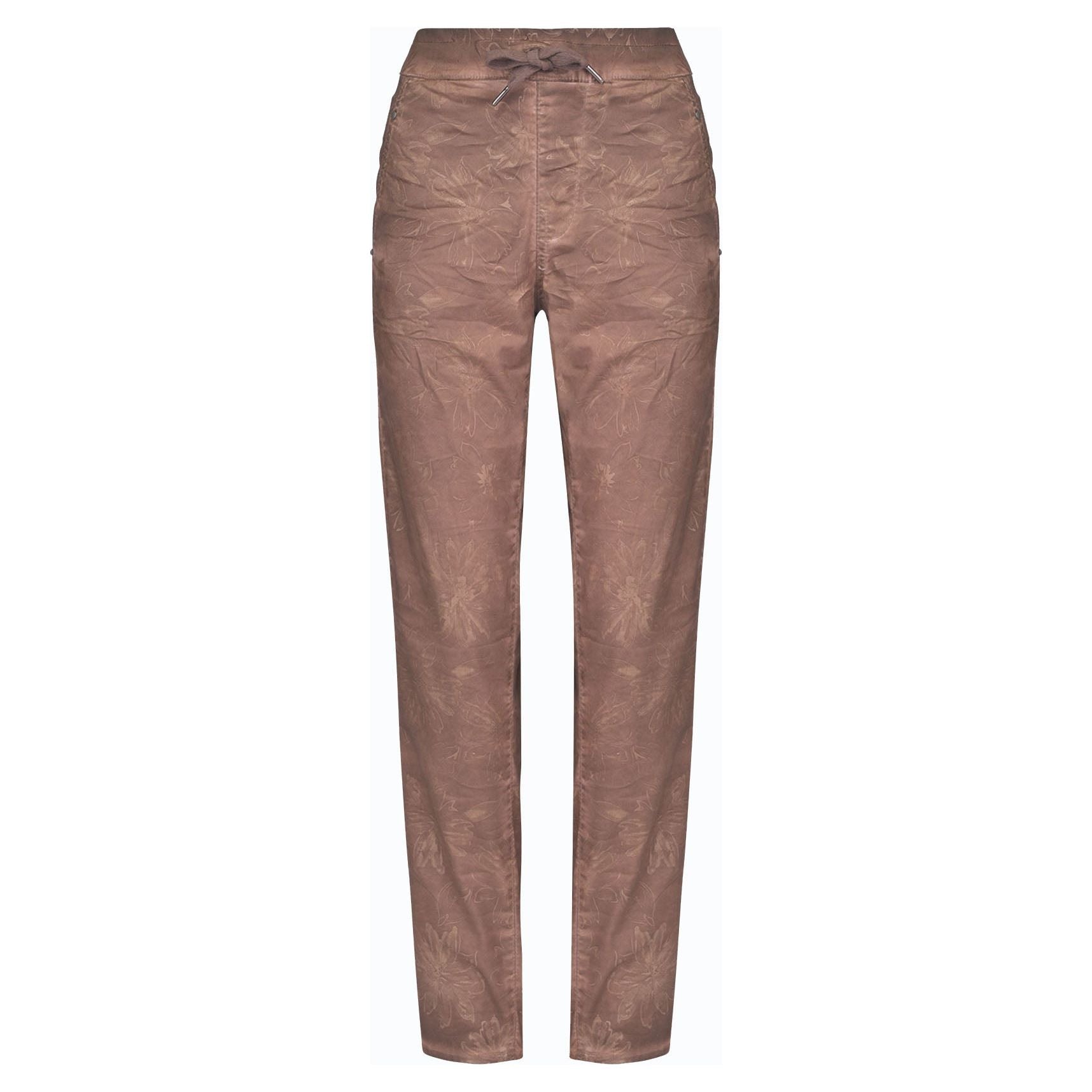 Alembika Pants, Stretch Jeans, Brown, XL