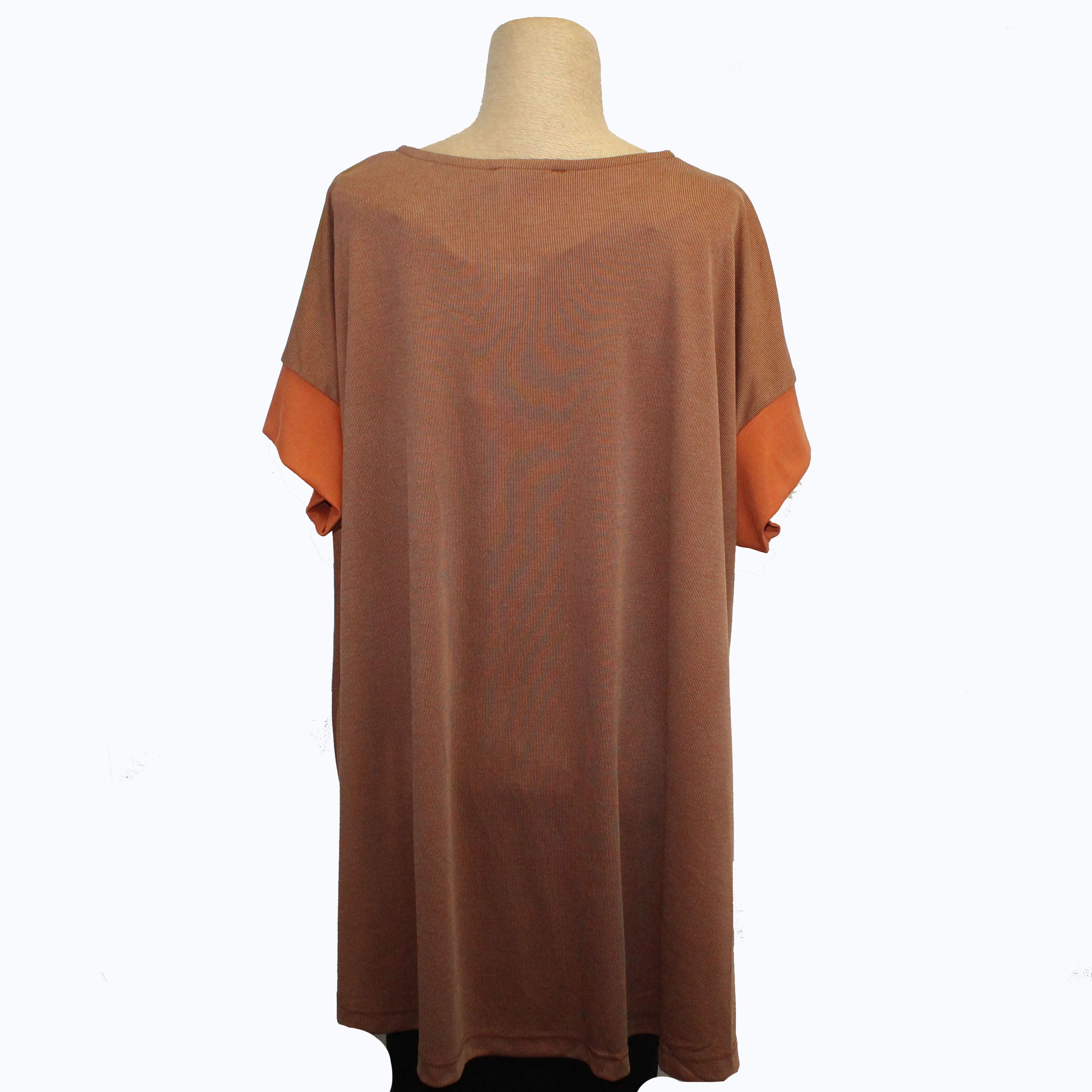 Alembika Pullover, Flame, Mustard/Brown/Salmon L