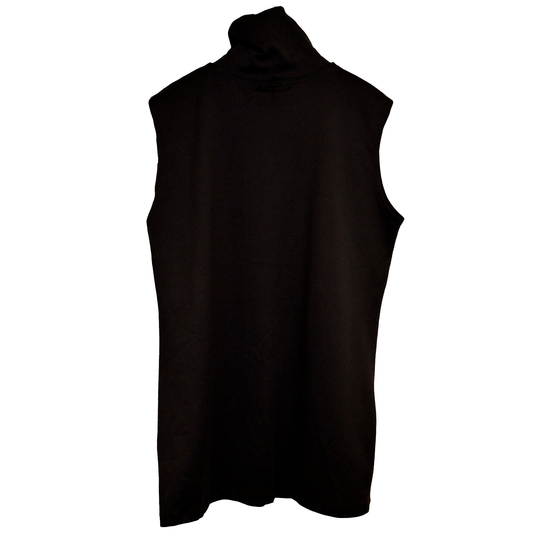 A'Nue Shirt, Turtleneck Sleeveless, Black S, M,L, XL & XXL