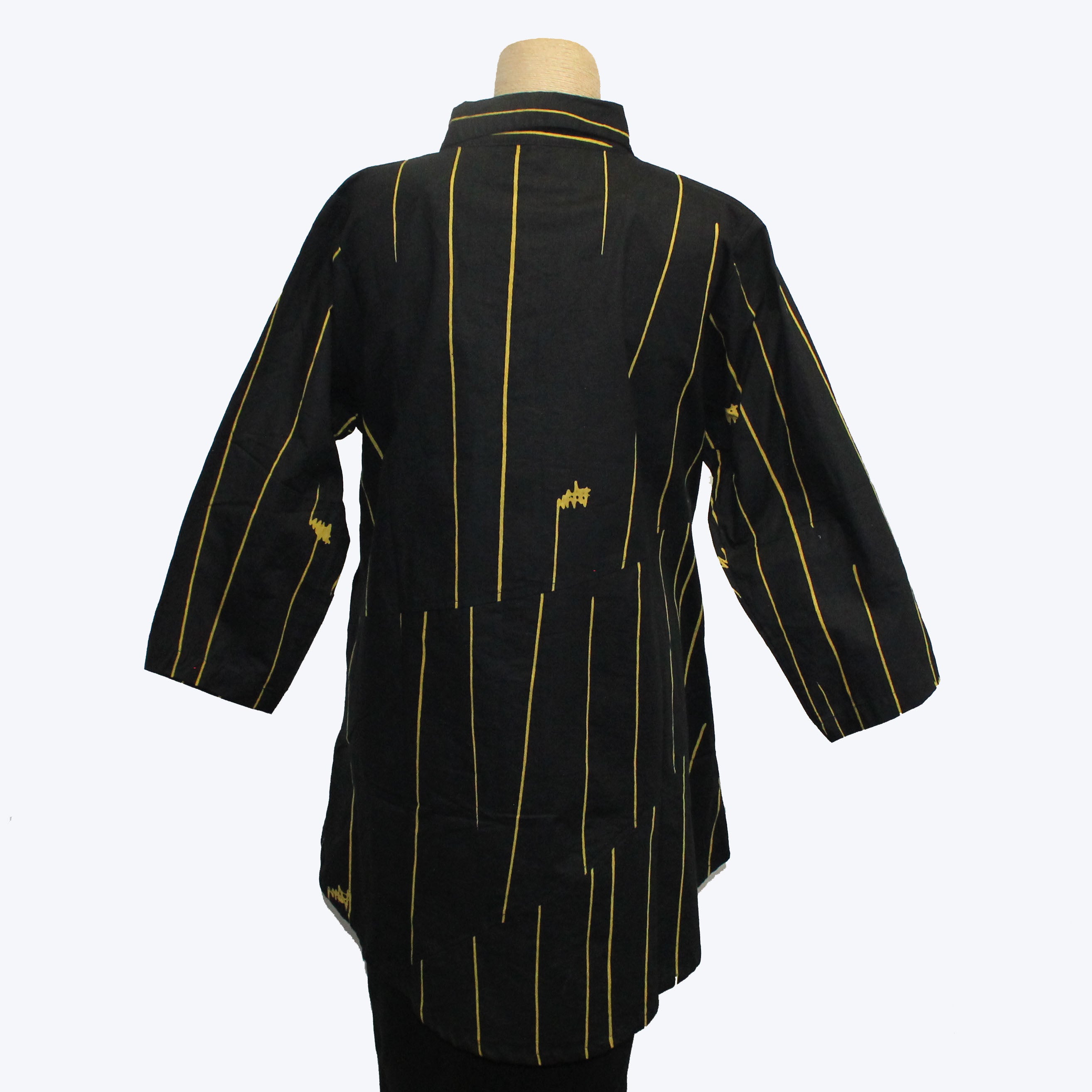 Adverb Shirt, Enough, Black/Mustard S