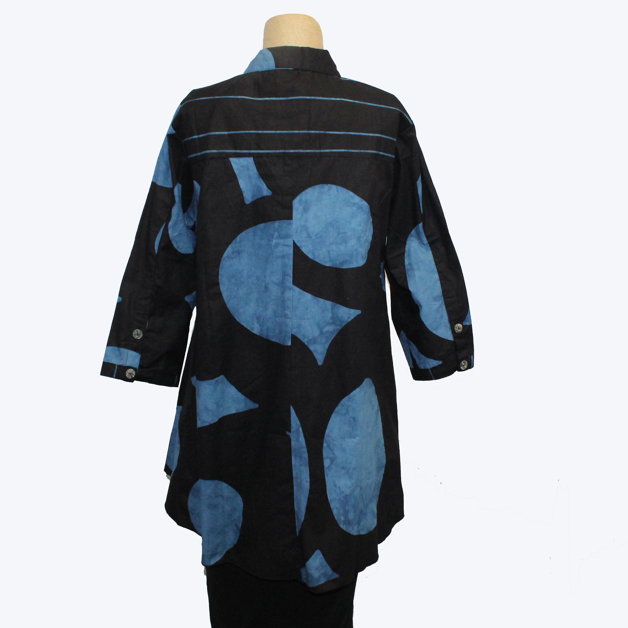 Adverb Shirt, Anywhere, Black/Denim S
