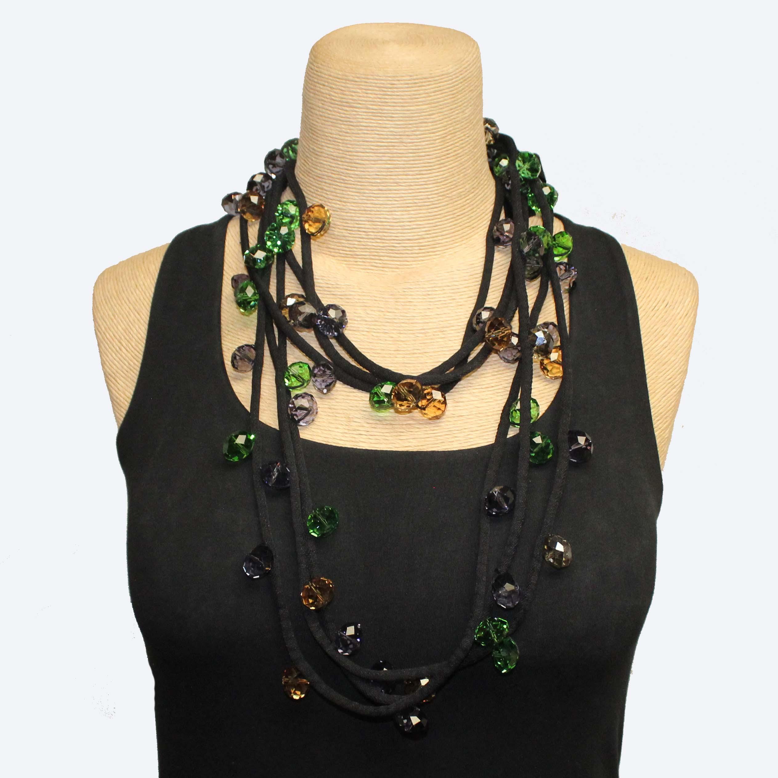 Jianhui London Necklace, Multi-Color Crystal
