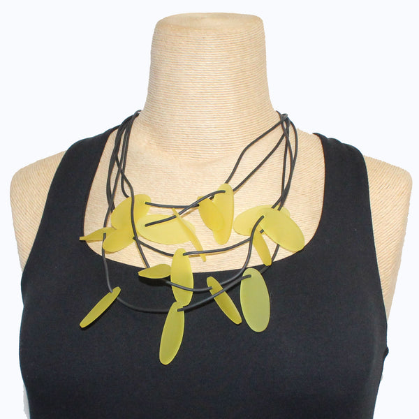 Lydia Bremer Necklace, Petals, Yellow