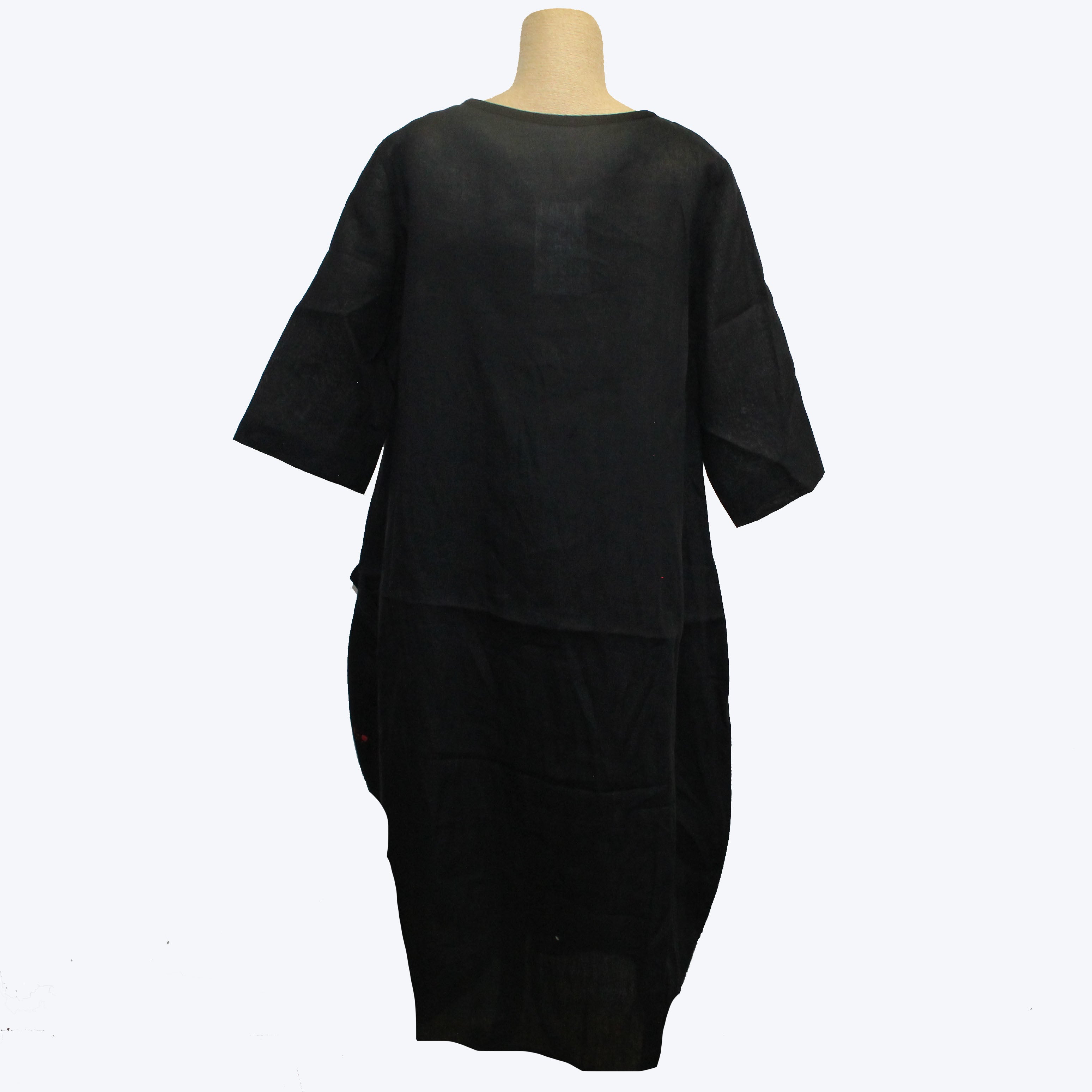 Mara Gibbucci Dress, Black/Red Print M