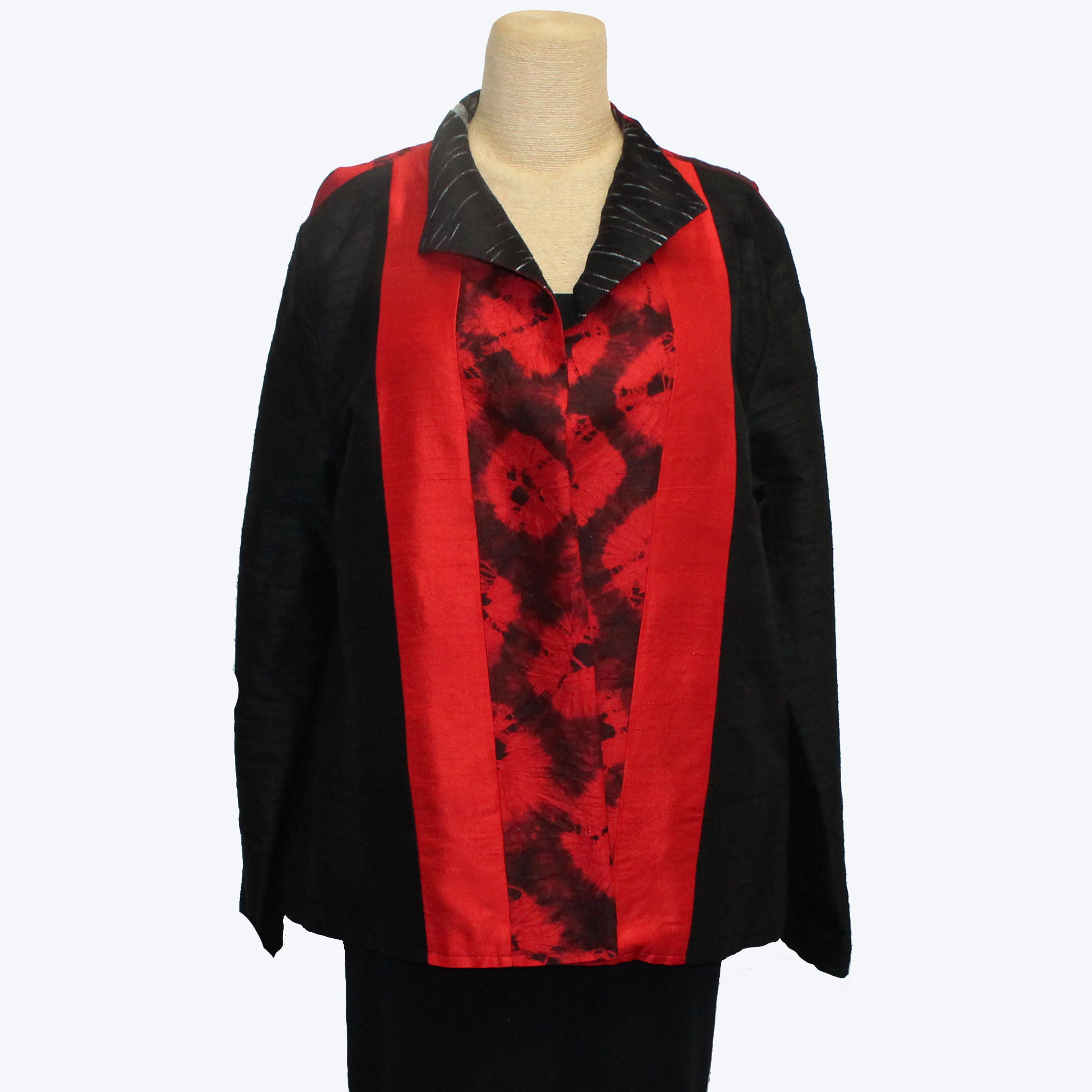 Moonglow Designs Jacket, Red/Black - Black/Silver, S