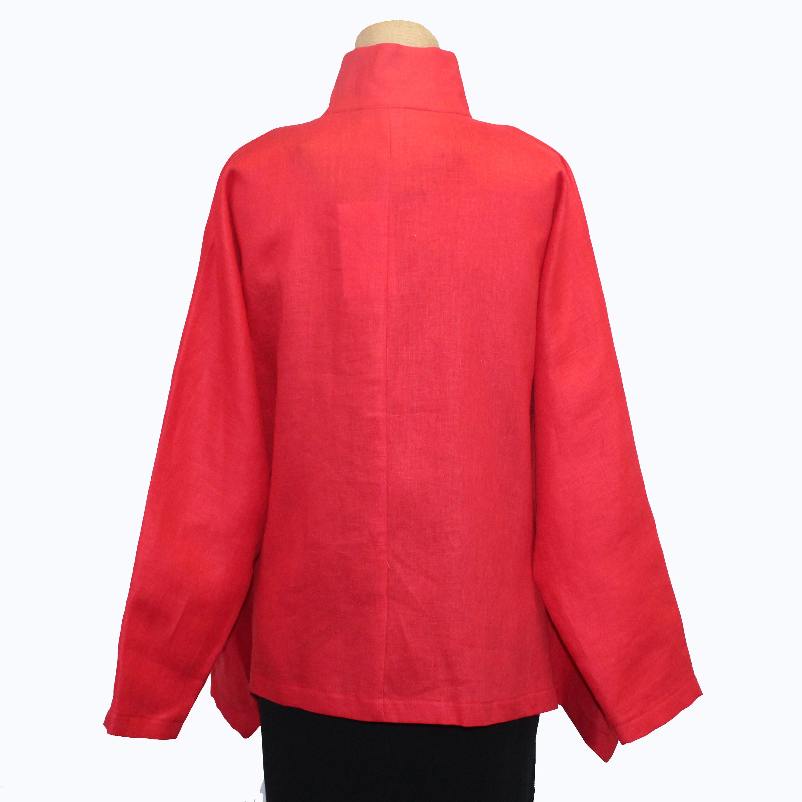 M Square Shirt, Mandarin Swing, Cherry L & XL