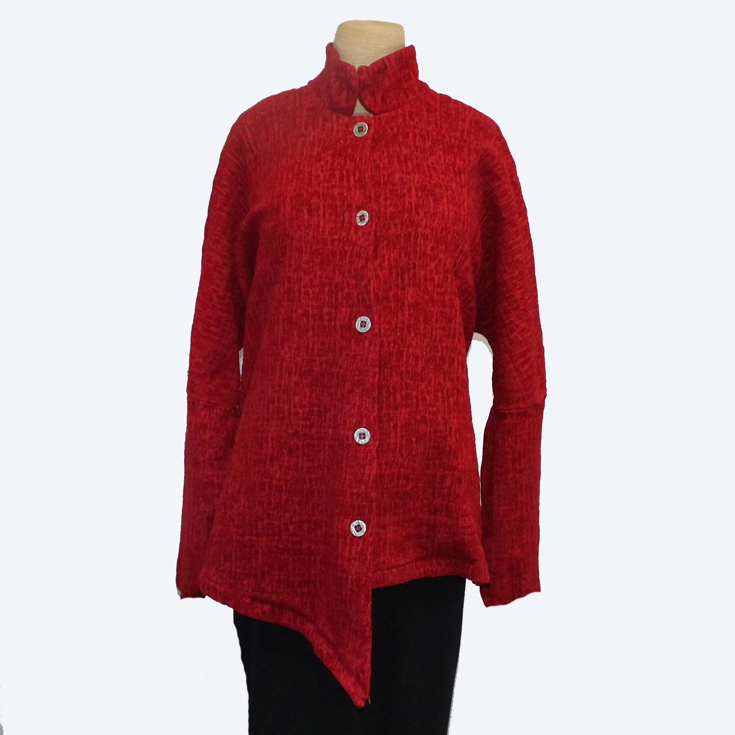 M Square Shirt, Point, Scarlet M/L & XL