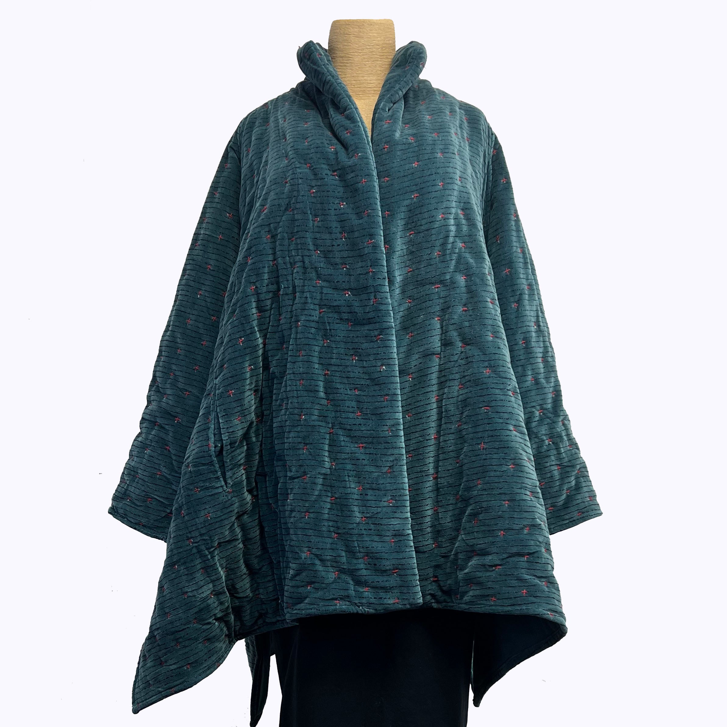 Neeru Kumar Coat, Teal XXL