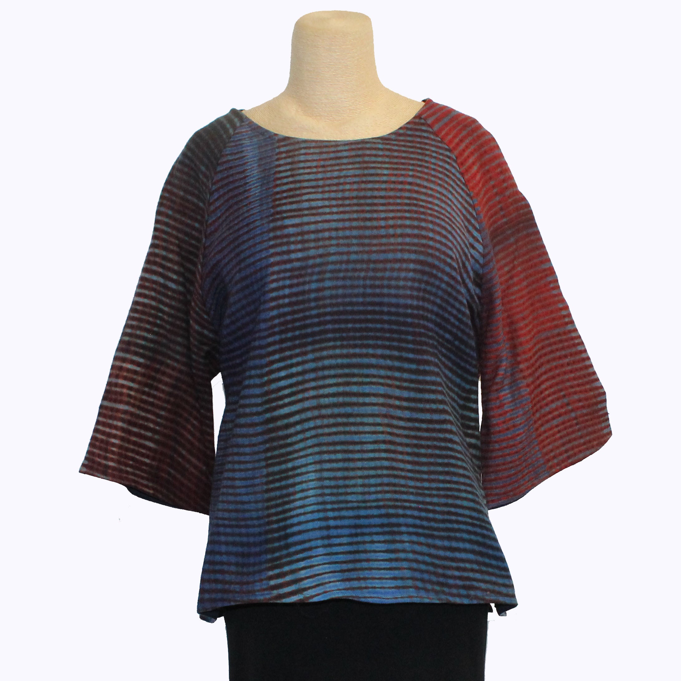 Neeru Kumar Top, Red/Blue S/M