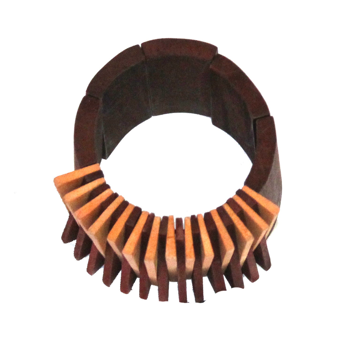 Sylca Designs Bracelet, Brown/Mustard