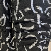 Dress To Kill Pant, Squiggle, Multi-Fold, Black/White L/XL