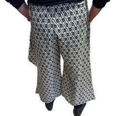 Dress To Kill Pant, Harem, Diamonte Cream/Black M/L
