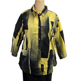 Adverb Shirt, Short Enough, Mustard/Black S & M
