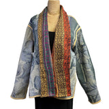 Woman To Women Kantha Jacket, Reversible, Multi-Color, M/L