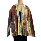 Woman To Women Kantha Jacket, Reversible, Multi-Color, M/L