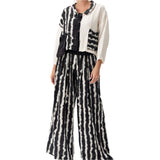 Mara Gibbucci Jacket, Crop, Black/White XS, S & M