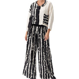 Mara Gibbucci Pants, Black/White XS, S, M & L