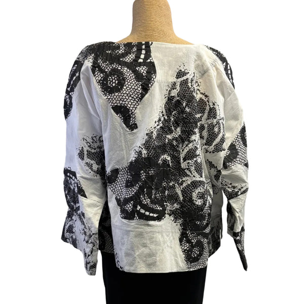 Igor Jacket, Paola, White/Black, M/L & L/XL