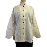 M Square Shirt, Circular, Ivory S, M & L