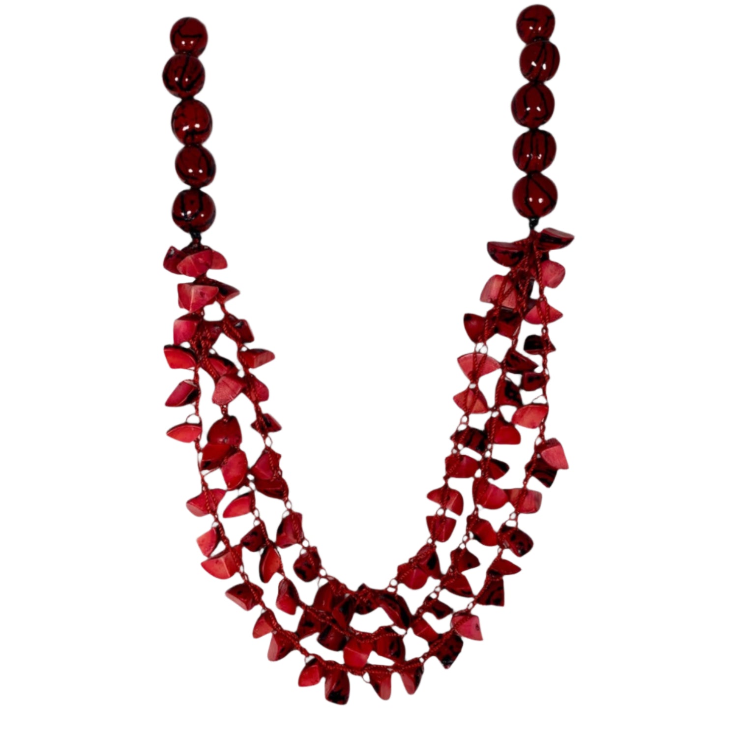 Lula Castillo Necklace, Bombonilla, Red