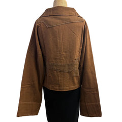 Cynthia Ashby Jacket, Pilot, Saddle, Brown S & M/L