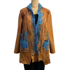 Lyndy Runyon Jacket/Coat, Western, Gold, S