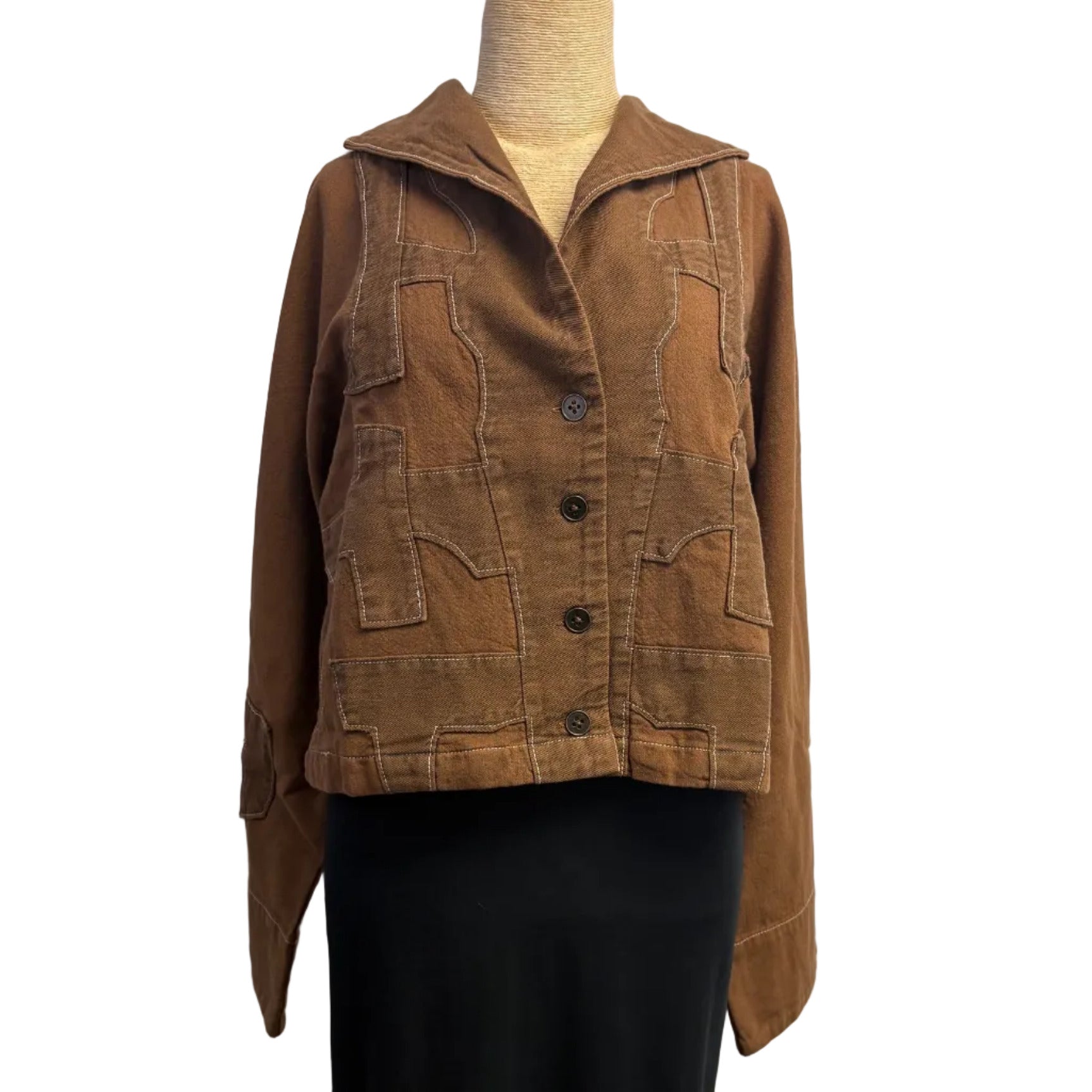 Cynthia Ashby Jacket, Pilot, Saddle, Brown S & M/L