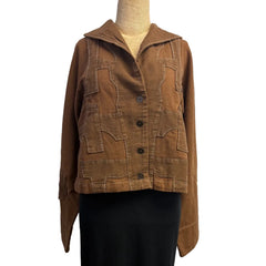 Cynthia Ashby Jacket, Pilot, Saddle, Brown S & M/L