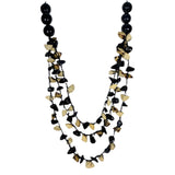 Lula Castillo Necklace, Bombonilla, Black/Ivory