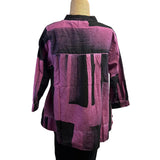 Adverb Shirt, After, Fuchsia/Black XS, M & L