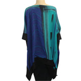 Kay Chapman Tunic, Elia, Why Not, Navy/Turquoise, OS