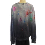Galadriel Mattei Sweater, Crewneck, Grey/Multi Blossoms, S