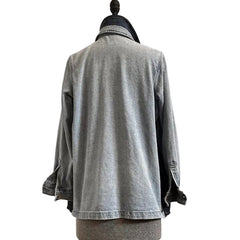 Catherine Bacon Cardigan, Wump, Light Blue Denim, M/L