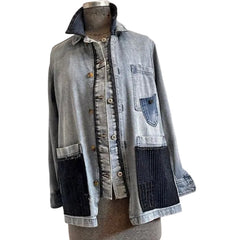 Catherine Bacon Cardigan, Wump, Light Blue Denim, M/L