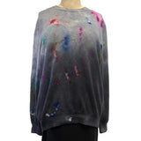 Galadriel Mattei Sweater, Crewneck, Grey/Multi Blossoms, S