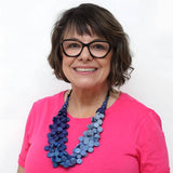Sylca Designs Necklace,Gillian, Ombre Blue