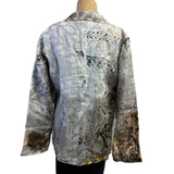 Raag Jacket, Gray/Gold Leaf, XS & S