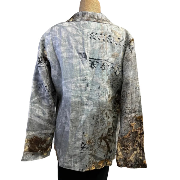 Raag Jacket, Gray/Gold Leaf, XS & S