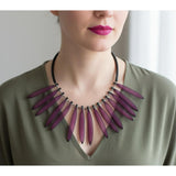Christina Brampti Necklace, See The Invisible Mesh, Purple