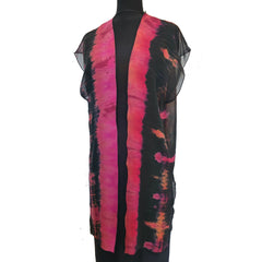 Doshi Vest, Shiori-Dyed Floating, Fire Brick, M/L