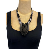 OroPoPo Necklace, Oryx Horns White Sands, Silver