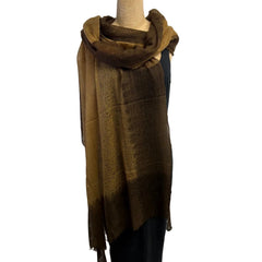 Mirror in the Sky, Shawl, Borders, Coffee/Oak