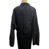 NAMAI Kantha Jacket, Reversible, Cropped, Black S/M