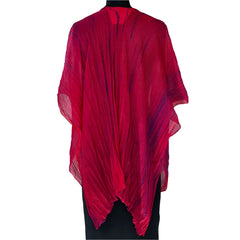 Doshi Wrap, Sheer Delight, Bright Red, OS
