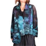Tatiana Palnitska Jacket, A Turquoise Night Tale, M