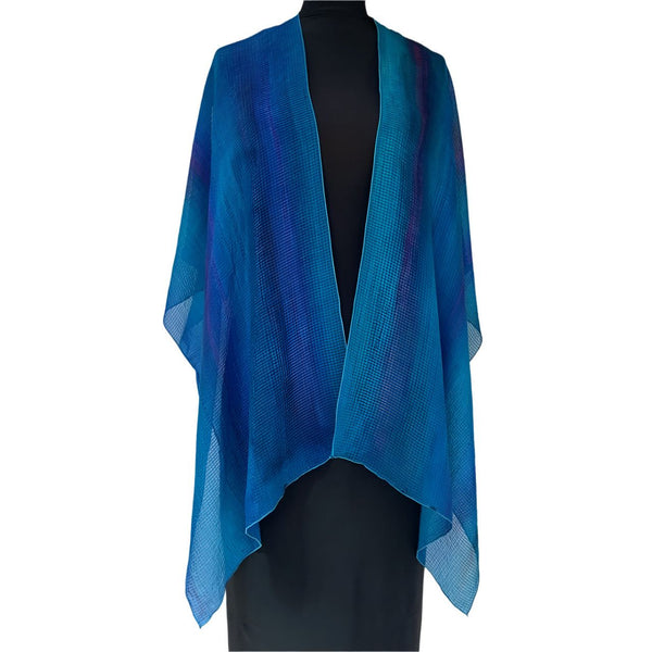 Doshi Wrap, Sheer Delight, Evening Blue, OS